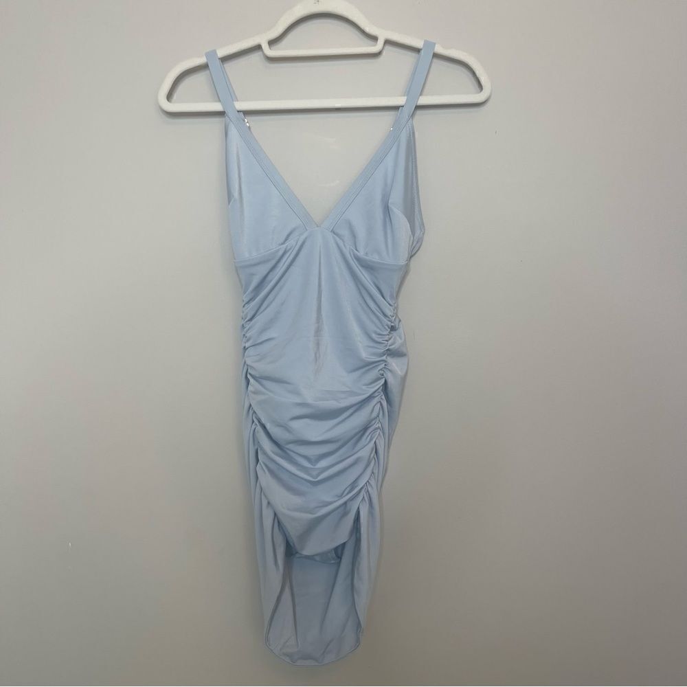We Are HAH Blue Convertible Bathing suite dress XS NWOT - Picture 4 of 7